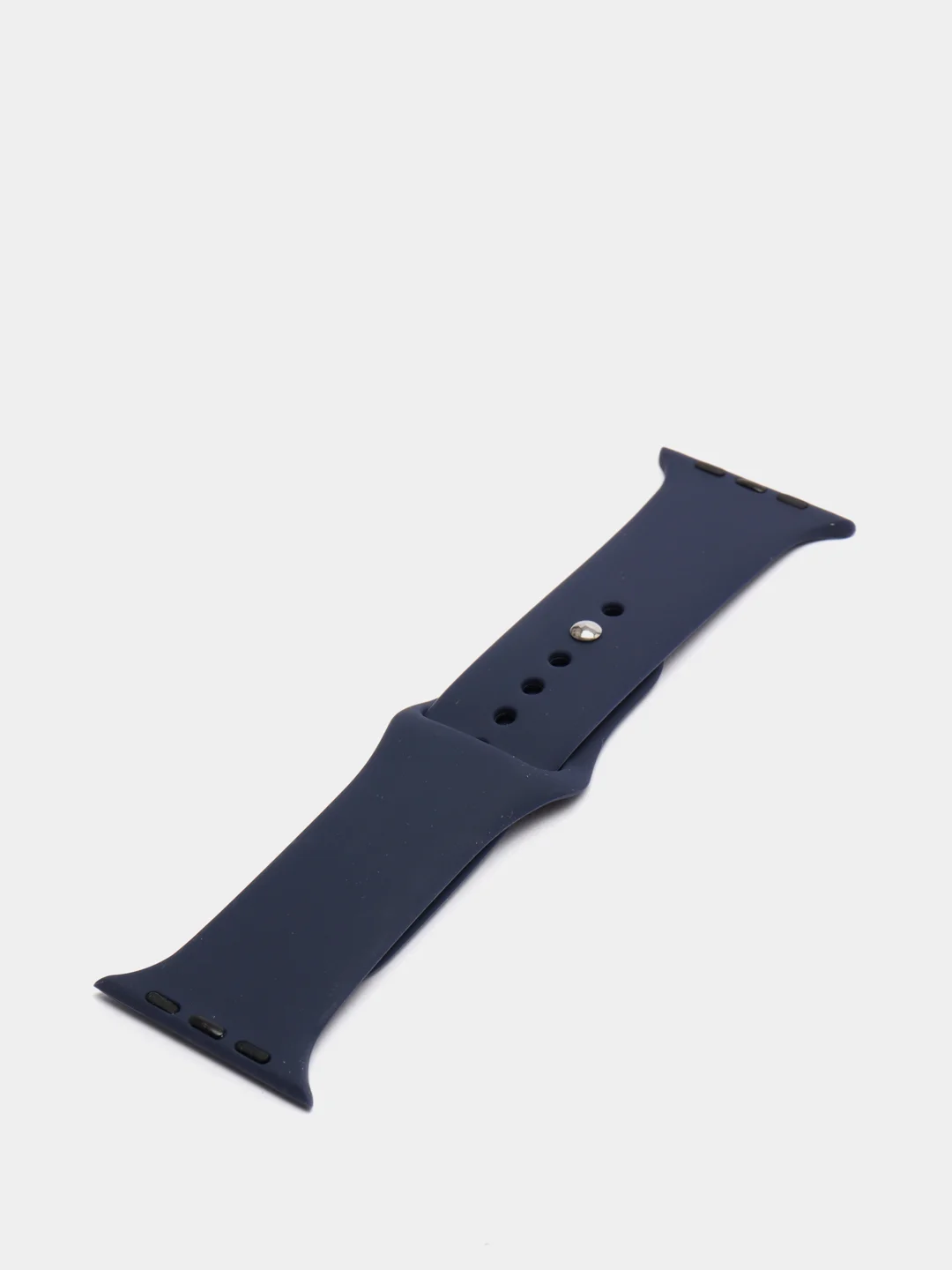 Темно-синий силиконовый ремешок для Apple Watch 38, 42, 40, 44