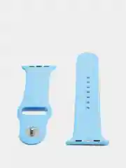 Голубой силиконовый ремешок для Apple Watch 38, 42, 40, 44