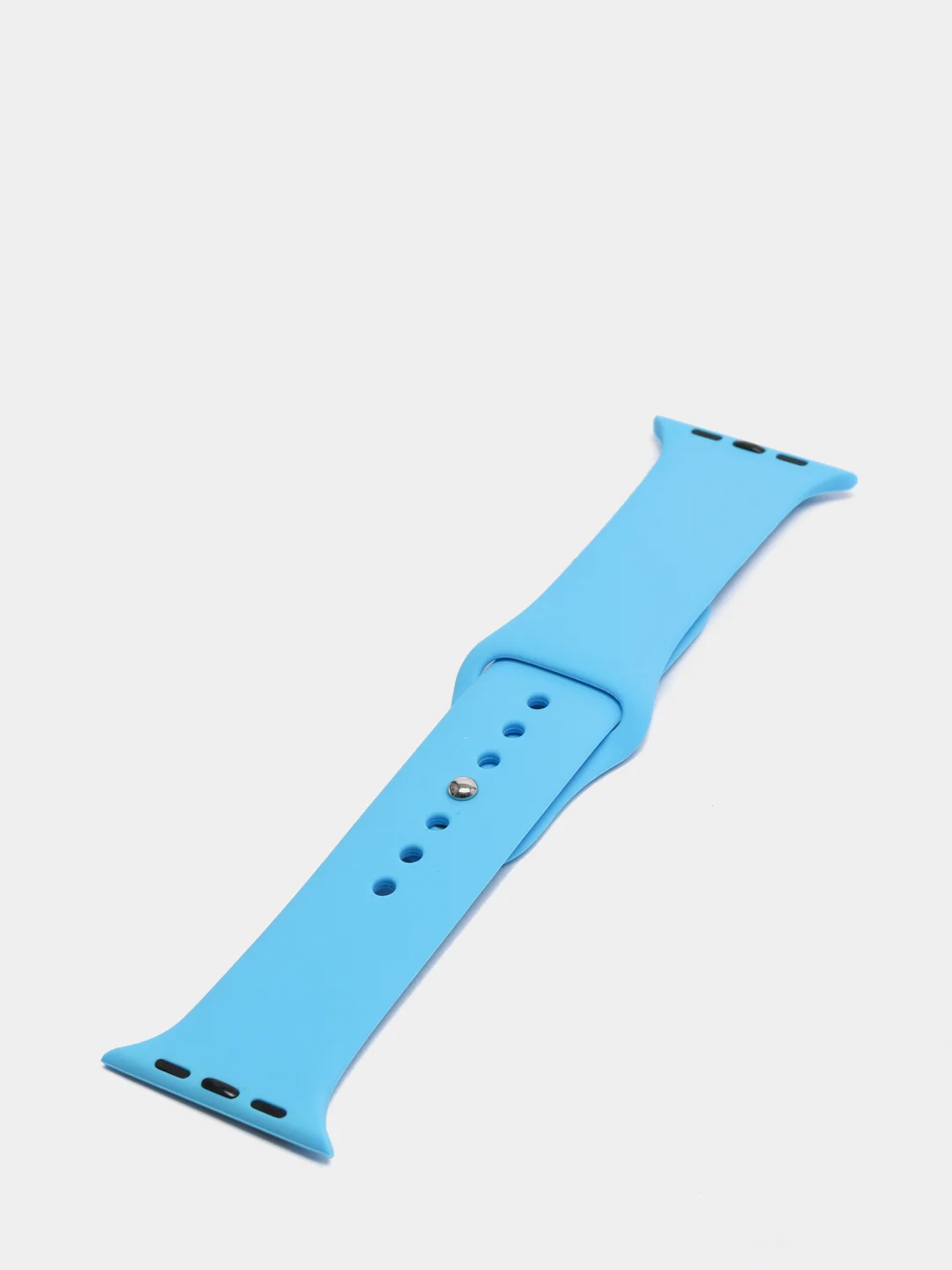 Голубой силиконовый ремешок для Apple Watch 38, 42, 40, 44