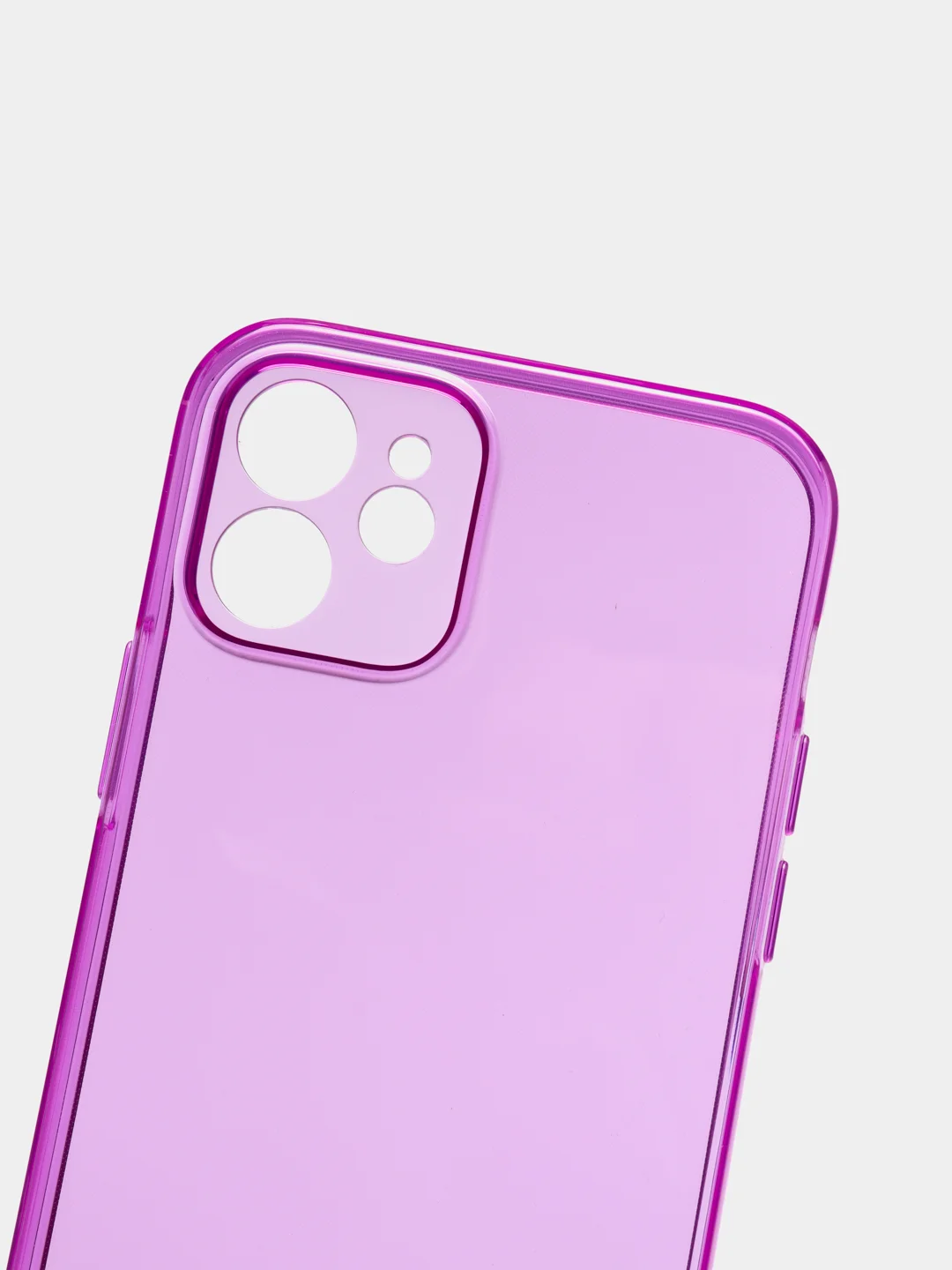 Фиолетовый силиконовый чехол для iPhone 11, iPhone 12