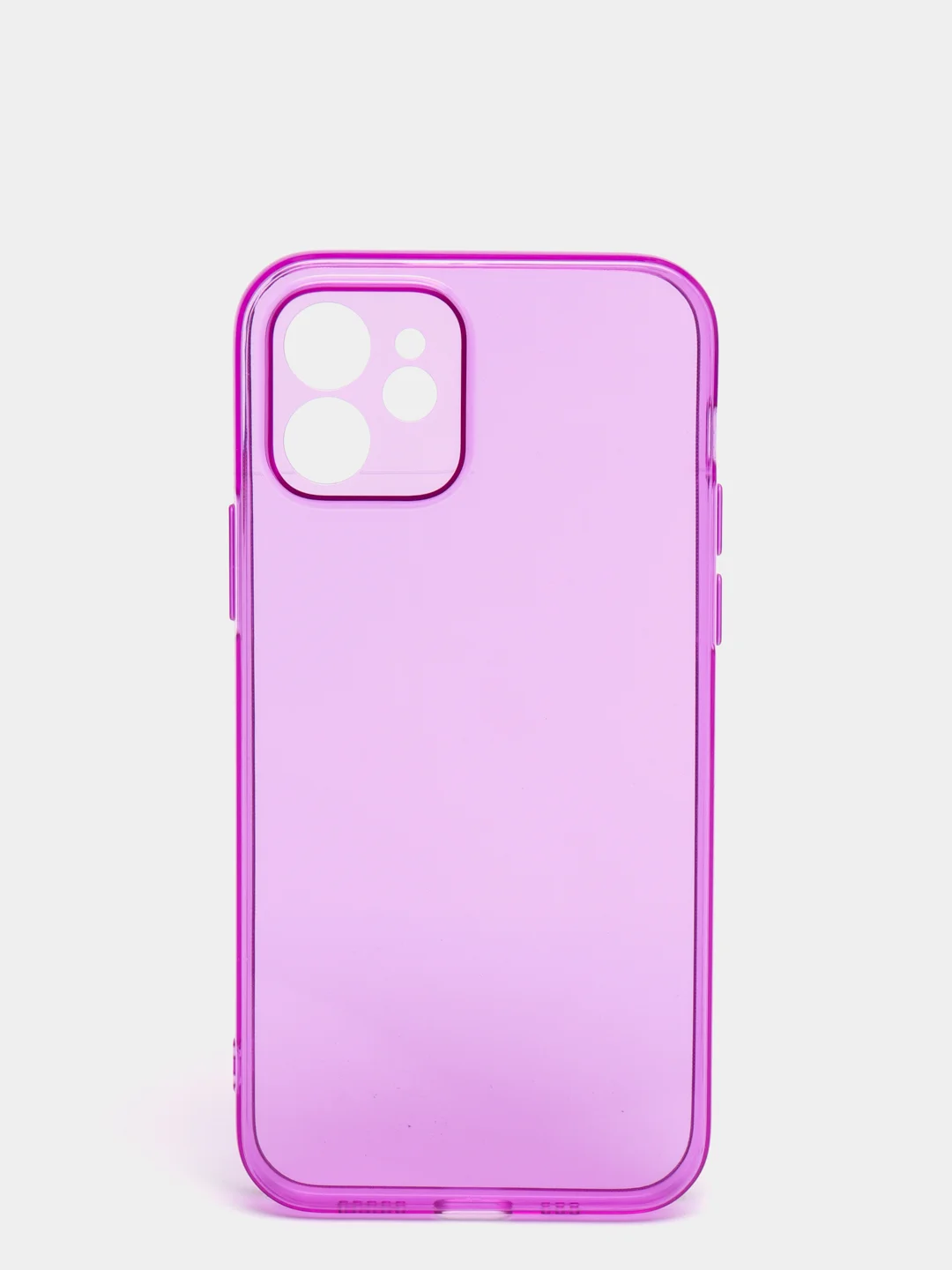 Фиолетовый силиконовый чехол для iPhone 11, iPhone 12