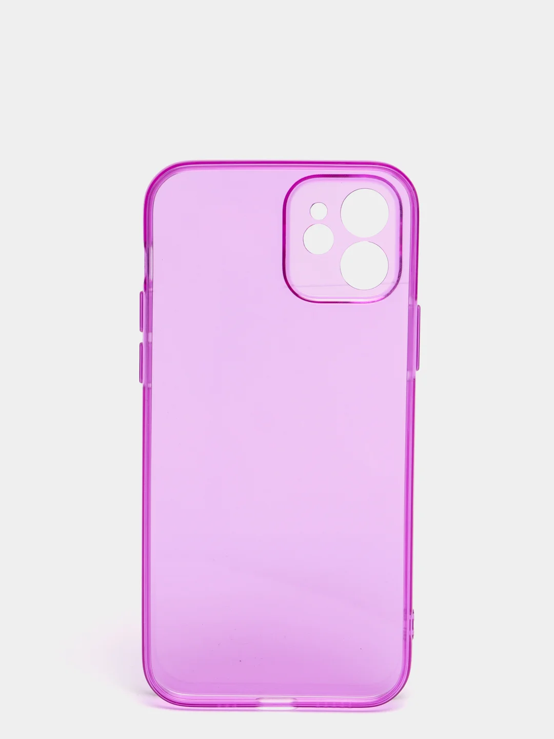 Фиолетовый силиконовый чехол для iPhone 11, iPhone 12