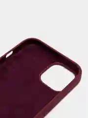 Тёмно-бордовый чехол Silicone Case для iPhone 13 с закрытым низом