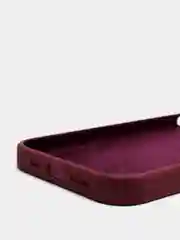 Тёмно-бордовый чехол Silicone Case для iPhone 13 с закрытым низом