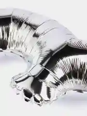 Цифра "3", серебро хром, 40/102 см, 1 штука