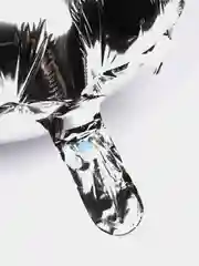 Шар цифра "8", серебро, 40/102 см, 1 штука