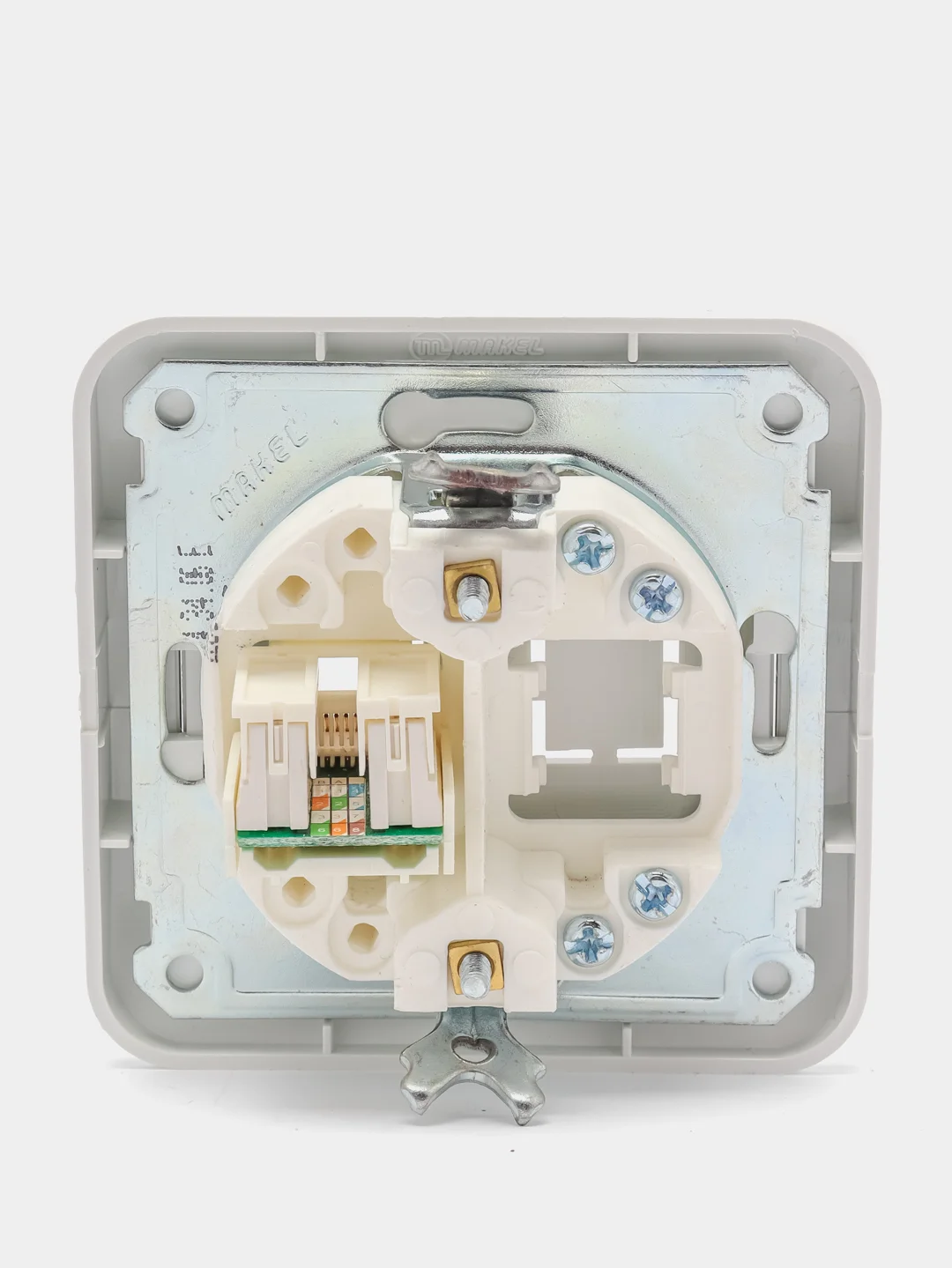 Розетка компьютерная RG45 5е белая Makel Mimoza 12035, Турция