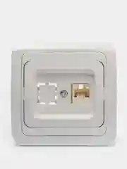 Розетка компьютерная RG45 5е белая Makel Mimoza 12035, Турция