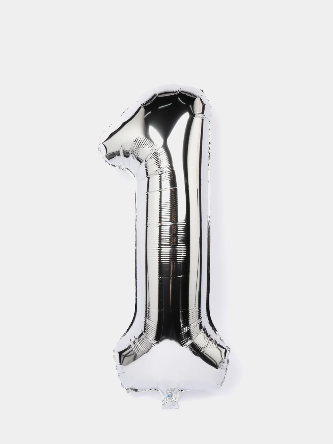 Шар "Цифра 1", цвет серебро хром, 102 см, 1 штука