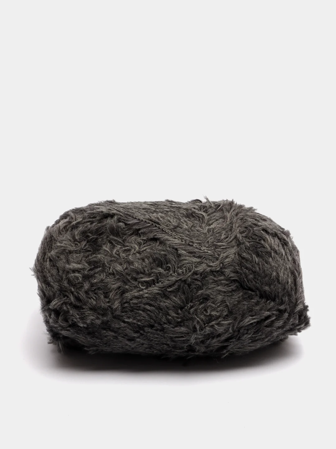 Серый меланж пряжа  YarnArt Mink, полиамид, 50 г, 75 м, (имитация меха)