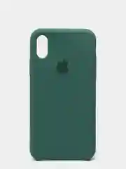 Зеленый чехол с бархатом внутри IPhone X / XS