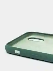 Зеленый чехол с бархатом внутри IPhone X / XS