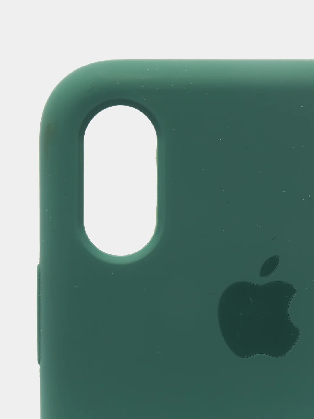Зеленый чехол с бархатом внутри IPhone X / XS