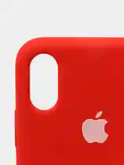 Красный чехол с бархатом внутри IPhone X / XS