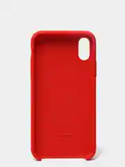 Красный чехол с бархатом внутри IPhone X / XS