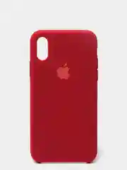 Бордовый чехол с бархатом внутри IPhone X / XS
