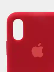 Бордовый чехол с бархатом внутри IPhone X / XS