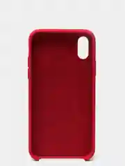 Бордовый чехол с бархатом внутри IPhone X / XS