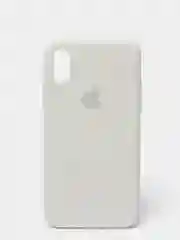 Белый чехол с бархатом внутри IPhone X / XS