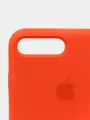 Оранжевый чехол не пачкающийся с бархатом внутри для Iphone 7 Plus, 8 Plus, 7+, 8+