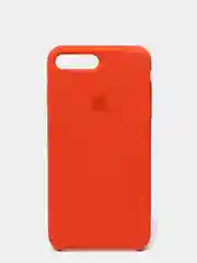 Оранжевый чехол не пачкающийся с бархатом внутри для Iphone 7 Plus, 8 Plus, 7+, 8+