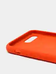 Оранжевый чехол не пачкающийся с бархатом внутри для Iphone 7 Plus, 8 Plus, 7+, 8+