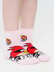 Розовый носки детские с angry birds