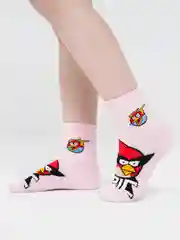 Розовый носки детские с angry birds
