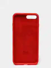 Алый чехол не пачкающийся с бархатом внутри для Iphone 7 Plus, 8 Plus, 7+, 8+