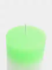 Зеленый свеча светодиодная с подсветкой / свечка Led CandLed Magic