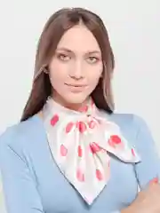 Белый французская косынка