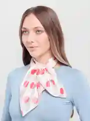 Белый французская косынка
