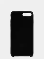 Черный чехол не пачкающийся с бархатом внутри для Iphone 7 Plus, 8 Plus, 7+, 8+