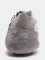 Серый мягкая игрушка, брелок,  Хомяк