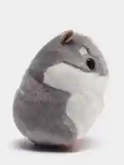 Серый мягкая игрушка, брелок,  Хомяк