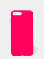 Фуксия чехол не пачкающийся с бархатом внутри для Iphone 7 Plus, 8 Plus, 7+, 8+