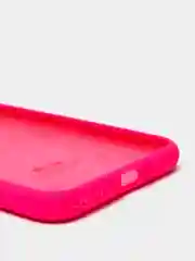 Фуксия чехол не пачкающийся с бархатом внутри для Iphone 7 Plus, 8 Plus, 7+, 8+