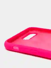Фуксия чехол не пачкающийся с бархатом внутри для Iphone 7 Plus, 8 Plus, 7+, 8+