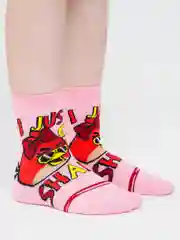 Розовый носки детские с angry birds