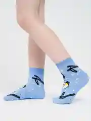 Голубой носки детские с angry birds