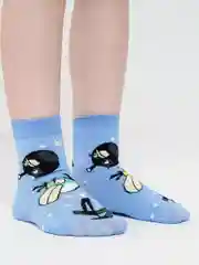 Голубой носки детские с angry birds