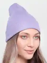 Лавандовый шапка унисекс длинная