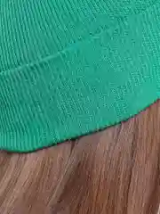 Зеленый шапка унисекс длинная