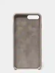 Серый чехол не пачкающийся с бархатом внутри для Iphone 7 Plus, 8 Plus, 7+, 8+