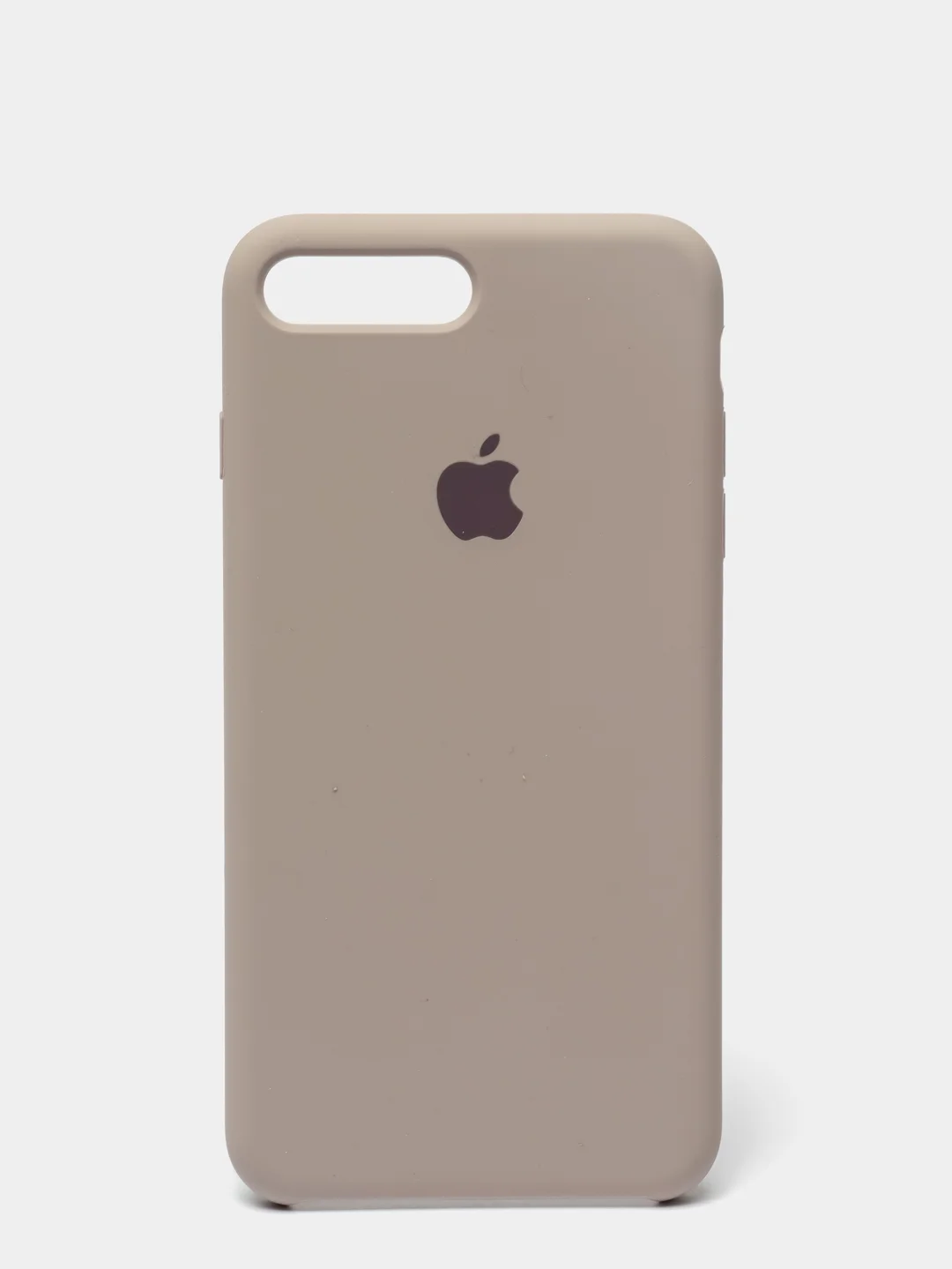 Серый чехол не пачкающийся с бархатом внутри для Iphone 7 Plus, 8 Plus, 7+, 8+