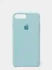 Светло-синий чехол не пачкающийся с бархатом внутри для Iphone 7 Plus, 8 Plus, 7+, 8+