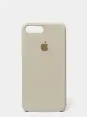 Бежевый чехол не пачкающийся с бархатом внутри для Iphone 7 Plus, 8 Plus, 7+, 8+