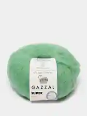 Зеленый пряжа Gazzal Super Kid Mohair, 25 г/235 м