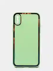 Салатовый наладка имитация стекла с защитой камеры для IPHONE X,XS