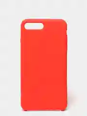Кораллово-розовый чехол не пачкающийся с бархатом внутри для Iphone 7 Plus, 8 Plus, 7+, 8+